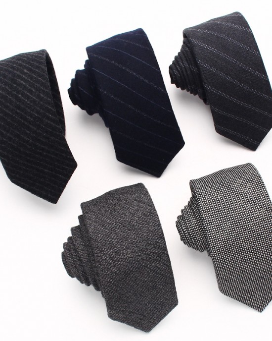 New wool ties in stock, men's striped plaid casual ties, groomsmen's suit and shirt accessories, tie manufacturers
