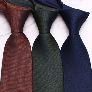 Lei'er solid color ties, new business casual men's tie accessories, 8cm hand-tied solid color ties, manufacturers.