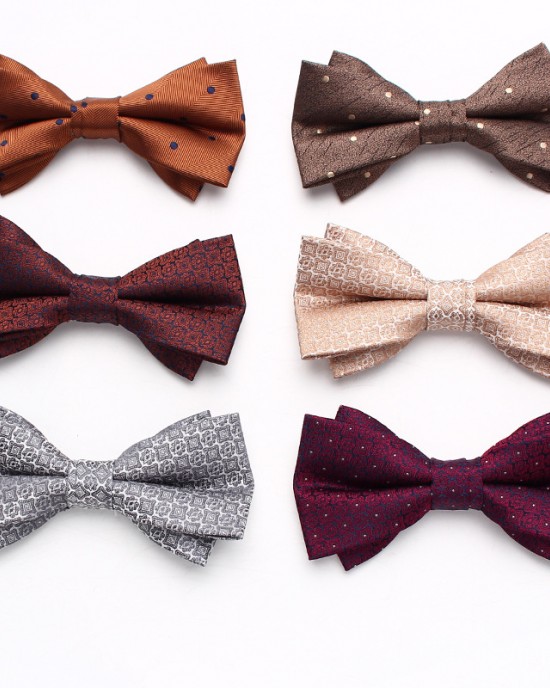 Lei'er men's wedding bow ties, groom's tuxedo shoots, personalized bow ties, fashionable paisley flower accessories, bow tie manufacturers Lei'er men's wedding bow ties, groom's tuxedo shoots, personalized bow ties, fashionable paisley flower accessories, bow tie manufacturers