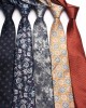 Shengzhou factory wholesale business vintage men's polyester silk, small flower pattern, fashionable ties in multiple colors Shengzhou factory wholesale business vintage men's polyester silk, small flower pattern, fashionable ties in multiple colors