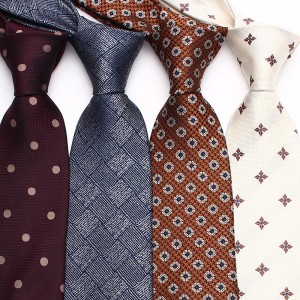 Lei'er polyester cashew flower classic men's 8cm tie. Men's paisley flower business casual wedding dinner tie