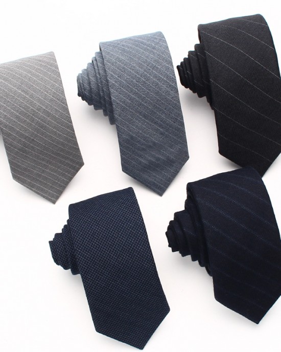 New wool ties in stock, men's striped plaid casual ties, groomsmen's suit and shirt accessories, tie manufacturers