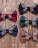 Personalized, trendy bow ties for men and women, solid-color party shirts, suit accessories, and bow ties, available for wholesale.