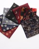 2025 Spring/Summer new jacquard yarn-dyed polyester silk small square handkerchiefs for men, fashionable suit pocket squares.
