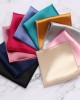Solid British-style polyester glossy pocket square for men's suits, banquets, weddings, and formal dresses, chest scarfs and handkerchiefs. Solid British-style polyester glossy pocket square for men's suits, banquets, weddings, and formal dresses, chest scarfs and handkerchiefs.