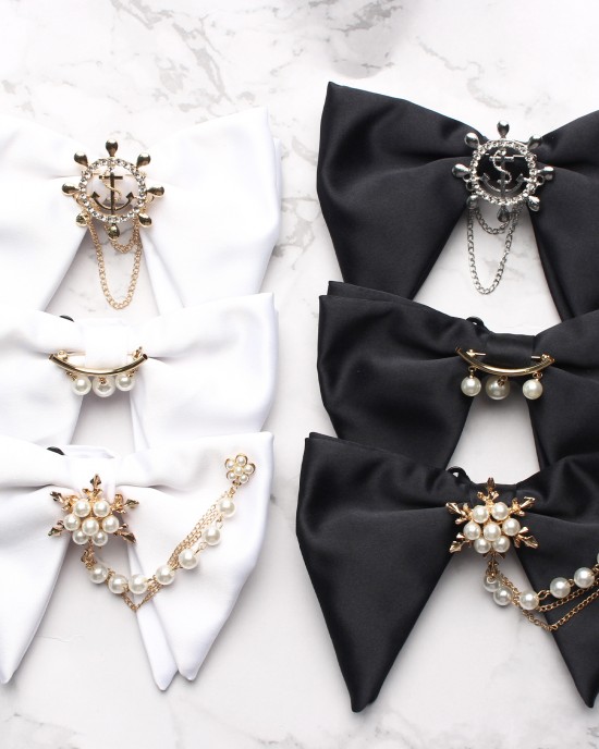 New solid color men's polyester bow tie and neck flower, casual business wedding ox-horn bow tie, wholesaler