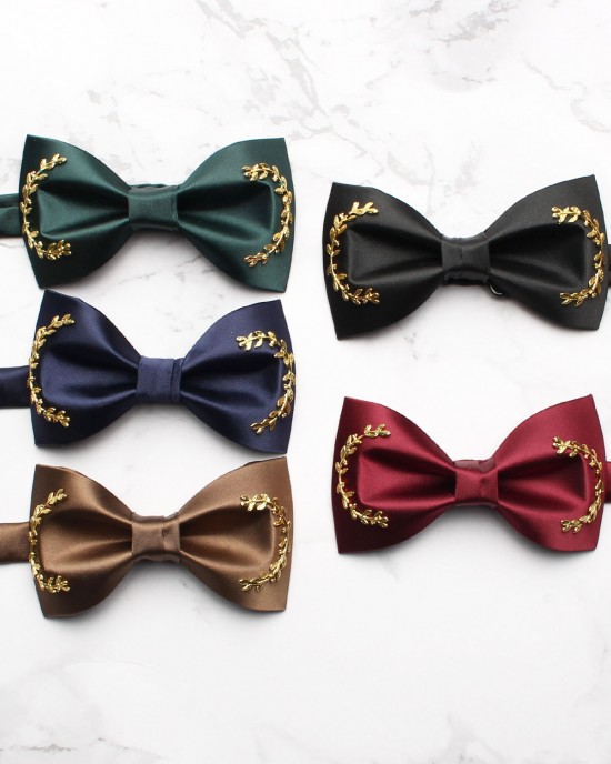 Men's custom-made bow ties, solid-color wedding bow ties for groomsmen and groomsmen, wholesale polyester yarn-dyed bow ties Men's custom-made bow ties, solid-color wedding bow ties for groomsmen and groomsmen, wholesale polyester yarn-dyed bow ties