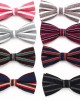 Leier striped cotton bow ties, simple and stylish bow ties, men's casual bow ties, bow flowers, manufacturer Leier striped cotton bow ties, simple and stylish bow ties, men's casual bow ties, bow flowers, manufacturer
