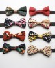 2021 new men's bow ties, polyester casual printed bow ties in stock Wholesale of patterned bow ties