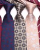 Leier, in stock, burgundy striped tie, men's groomsmen wedding tie, yarn-dyed polyester business tie Leier, in stock, burgundy striped tie, men's groomsmen wedding tie, yarn-dyed polyester business tie