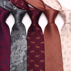 Lei'er coffee-colored ties, men's business stylish cashew flower hand-tied ties, available from manufacturers in multiple colors.