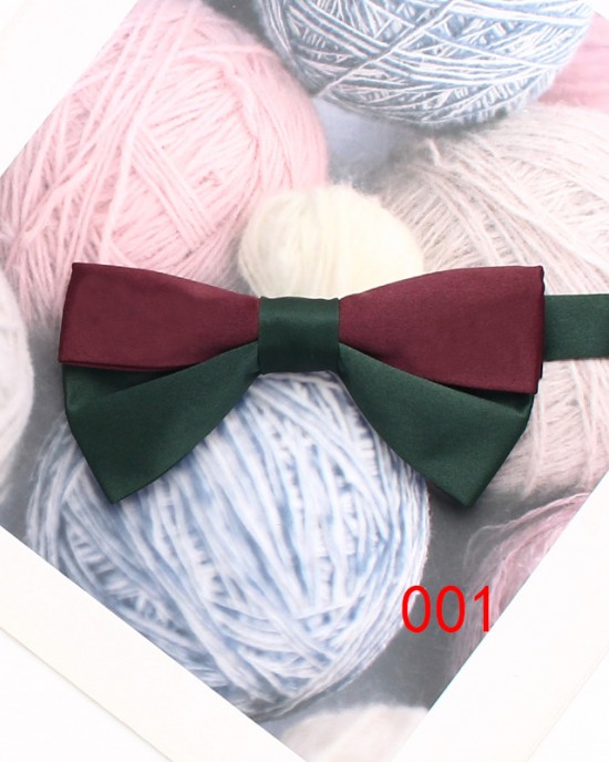 Lei'er new double-layered Korean-style men's bow tie, jacquard double-layered bow tie, in stock, wholesale Lei'er new double-layered Korean-style men's bow tie, jacquard double-layered bow tie, in stock, wholesale