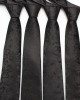 Business formal black men's 8cm solid color hand-tied ties Suit Accessories & Ties